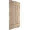 Ekena Millwork Rustic Four Board Spaced Board-n-Batten Hand Hewn Faux Wood Shutters, 23 1/2W x 48H, PR SHUBSS23X48HHPR - alternate 10